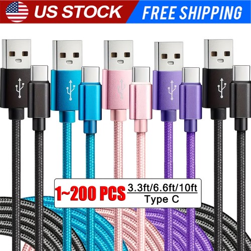 Braided usb type for - usb, iphone